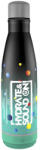 Nebulo Kulacs duplafalú NEBULO fém Hydrate & SoundON Bluetooth hangszóróval 460 ml fekete-türkiz (HY-YX008-FT) - robbitairodaszer