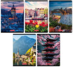 Herlitz Füzet A/5 32 Lapos Négyzetrácsos City Vegyes Minták (H400212813)