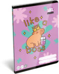 LIZZY Füzet Tűzött A/5 Sima 20-32 32 Lapos Lollipop Capybara (I7500172000)
