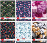 Herlitz Füzet A/4 40 Lapos Négyzetrácsos 3D Soft Touch Vegyes Minták (H400200753)