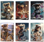 Mar-Mar Füzet Tűzött A/4 Négyzetrácsos 27-40 Teddy Bear Vegyes Mintákban (V0108758)