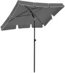 SONGMICS Napernyő erkélyre, 1, 8x1, 25 m, UPF 50+ védelem, dönthető, szürke