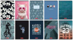 Herlitz Füzet A5/60 Lap Sima Matt Fólia Earth Vegyes Minták (H400206345)