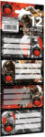 LizzySuli Füzetcímke 22x8 cm 12 Darab/Csomag Mars Mission (I7730001006)