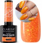 Claresa Hibrid lakk 5g Claresa Jello Base Amber borostyán narancs fóliával (5903819829204)