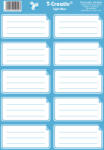 T-Creativ Füzetcímke Keretes 10 Darab/Ív Light Blue (N13111T101)