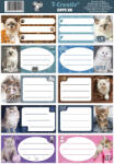 T-Creativ Füzetcímke 10 Darab/Ív Cats (N13050TCA)