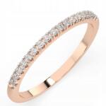 ESSYA 925 Ezüst Gyűrű Gyémántokkal 0, 14 Ct Lab Essya (101-10076-925-LAB-RED)