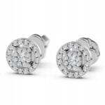 ESSYA 925 Ezüst Fülbevaló Gyémántokkal 0, 28 Ct Lab Essya (102-10018(2.0)-925-LAB-WHT)