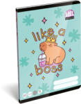Lizzy Card Kapibara tűzött füzet A/5, 32 lap vonalas 3. osztály (12-32), Lizzysuli, Lollipop Capybara (LIZ-7500169000) - mesescuccok