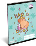 Lizzy Card Kapibara tűzött füzet A/5, 32 lap vonalas (21-32), Lizzysuli, Lollipop Capybara (LIZ-7500170000) - mesescuccok