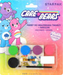 STARPAK Care Bears arcfesték, tégelyes, 9 db-os 4 ív matricával (6 szín), Starpak (STK-576588) - mesescuccok