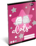 Lizzy Card Cicás tűzött füzet A/5, 32 lap sima (20-32), Lizzysuli, Kittok Stars Purrfect (LIZ-7500172002)