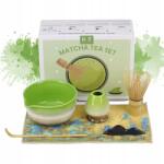 Bedee Matcha Teafőző Szett Ceremónia Tál Törlőkendő Zöld 6el