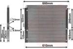 VAN WEZEL Condensator, climatizare VAN WEZEL 02005075 (02005075)