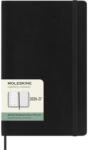 Moleskine Határidőnapló 2026/27 18 Hónap Heti Puha Fekete "L (7540150000)