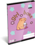 Lizzy Card Kapibara tűzött füzet A/5, 32 lap kockás (27-32), Lizzysuli, Lollipop Capybara (LIZ-7500171000) - officetrade