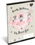Lizzy Card Balerina tűzött füzet A/5, 32 lap vonalas 2. osztály (16-32), Lizzysuli, Tiny Dancer Lovely Ballerina (LIZ-7500168003) - officetrade