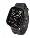 Decoded Ares szilikon szíj Apple Watch 4/5/6/7/8/9/SE készülékhez 44/45mm (D26AWS46ABS1BK)