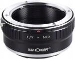 K&F Adapter K&f Concept C Y Objektív Rögzítéséhez Nex Sony E Nex Alpha A7-HEZ (ADPTR12GDGD)