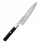 Mcusta Zanmai Gyuto séf kés Mcusta Zanmai Splash 18 cm VG-10 damascen pakka (HZ2-3004DS)