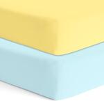 CE Gumis lepedő kiságyba 96x65x15cm 2db (X001SE320Z)