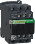 Schneider Electric DC mágneskapcsoló, 5, 5kW/12A (400V, AC3), csavaros csatlakozás, 1Z+1NY (LC1D12BD)