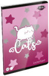 LIZZY Leckefüzet LIZZYSULI A/5 40 lapos Kittok Stars Purrfect (7500174002) - papir-bolt