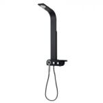 Mediterraneo Panel dus termostatat Mediterraneo Nero-Lux 112x13 cm cu dus mobil culoare negru (S300-3-5052)
