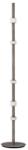 Nova Luce Lampadar tub subtire aluminiu gri inchis si alabastru LED MARLOW (NVL-9333231)