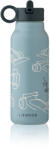 LIEWOOD Sticla termos din otel inoxidabil - 350 ml - Falk - Race cars / Beach blue - Liewood