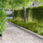 vidaXL Margine pentru gazon 10 pcs 103 x 20 cm metal Argintiu GartenMobel Dekor (8008278)