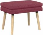 vidaXL Banca cu doua straturi Rosu Vin 60 x 40 x 46 cm Tesatura GartenMobel Dekor (42038420)
