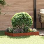 vidaXL Margine pentru gazon 100 x 60 x 20 cm Otel Ruginit GartenMobel Dekor (8008943)