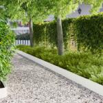 vidaXL Margine pentru gazon 30 pcs 103 x 20 cm Otel Alb GartenMobel Dekor (8008474)