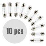Carguard Bec auto C5W 12V 5W 11x35 mm, lumina alba, set 10 bucati Carguard (BAA035)