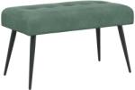 vidaXL Banca cu butoane capitonate Verde Marii 80 x 40 x 46 cm Catifea GartenMobel Dekor (42038526)