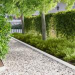 vidaXL Margine pentru gazon 10 pcs 103 x 10 cm Otel Alb GartenMobel Dekor (8008326)