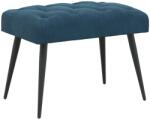 vidaXL Banca cu butoane capitonate albastru 60 x 40 x 45 cm Catifea GartenMobel Dekor (42038552)