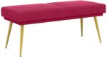 vidaXL Banca cu doua straturi Rosu Vin 120 x 45 x 46 cm Catifea GartenMobel Dekor (42038590)