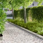 vidaXL Margine pentru gazon 30 pcs 100 x 20 cm Otel Argintiu GartenMobel Dekor (8008596)