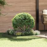 vidaXL Margine pentru gazon 100 x 100 x 20 cm Otel Argintiu GartenMobel Dekor (8008969)