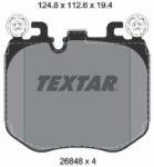 TEXTAR set placute frana, frana disc TEXTAR 2684801 (2684801)