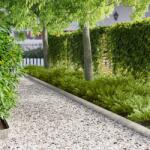 vidaXL Margine pentru gazon 20 pcs 102 x 10 x 4 cm Otel Argintiu GartenMobel Dekor (8008755)