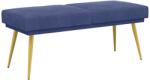 vidaXL Banca cu doua straturi Albastru Politie 120 x 45 x 46 cm GartenMobel Dekor (42038597)