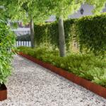 vidaXL Margine pentru gazon 30 pcs 103 x 20 cm Otel Ruginit GartenMobel Dekor (8008489)