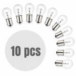 Carguard Set 10 becuri auto P21W BA15s 12V 21W Carguard, lumina alba (BAA022)