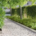 vidaXL Margine pentru gazon 10 pcs 103 x 20 cm Otel Argintiu GartenMobel Dekor (8008684)