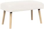 vidaXL banca Simplu Crem 80 x 40 x 46 cm Bouclé GartenMobel Dekor (42038406)