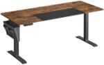 SONGMICS Birou reglabil electric SONGMICS 160x70 cm, maro rustic, cu memorie (EZ-LSD026X01)
